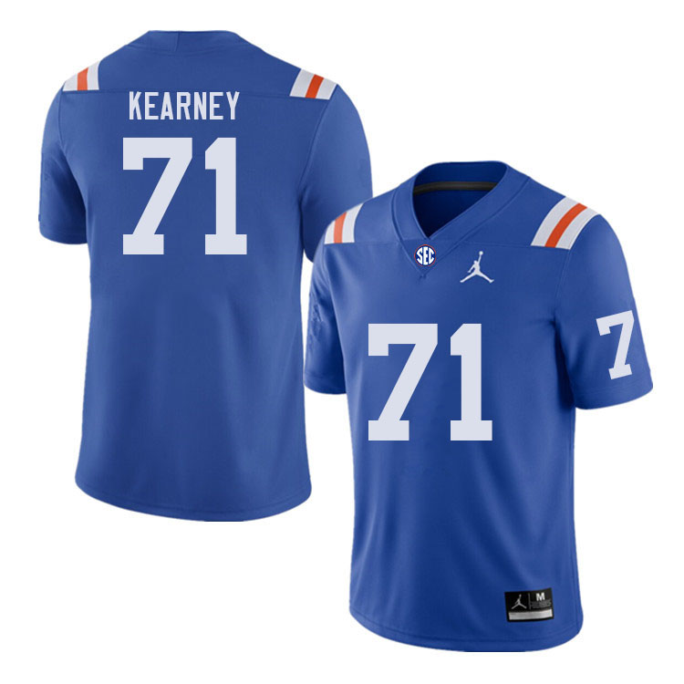 Men #71 Roderick Kearney Florida Gators College Football Jerseys Stitched-Retro